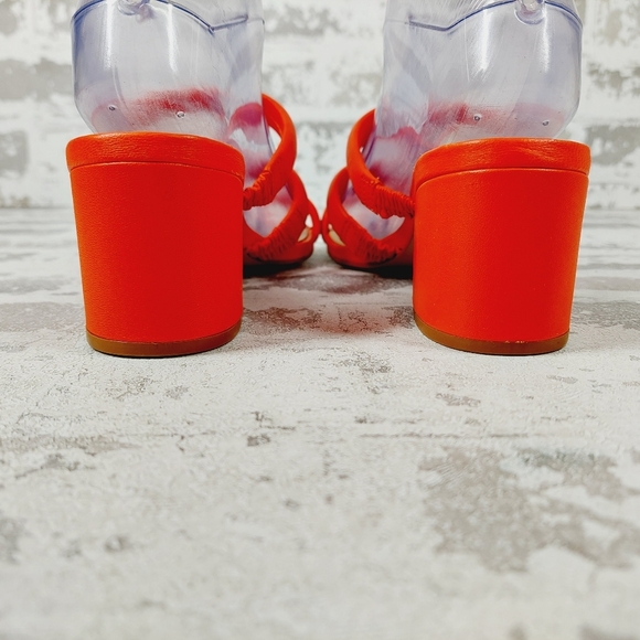 New SCHUTZ Olly Slip On Block Heel Leather Classic Sandal K959 - Picture 6 of 14